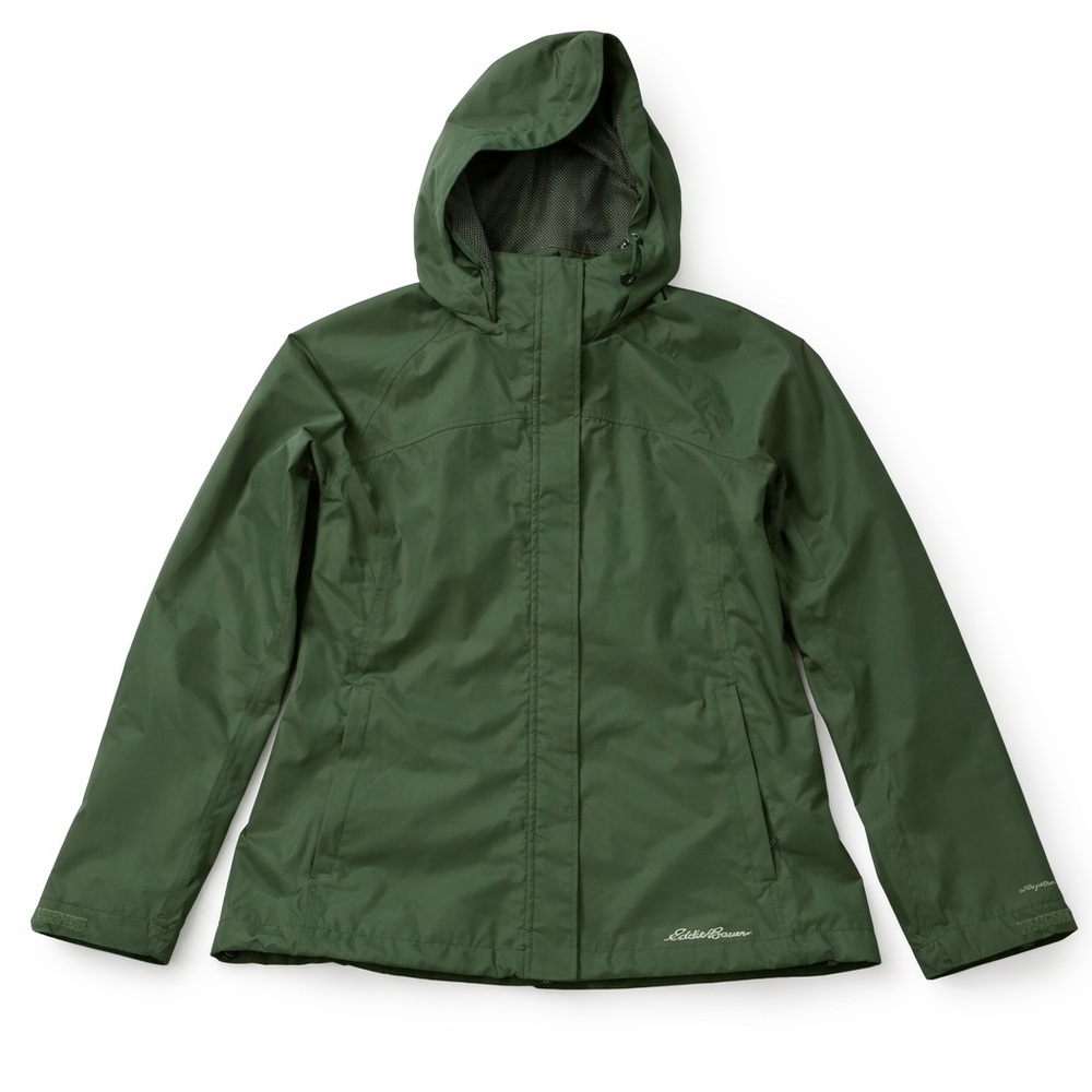 Eddie Bauer WeatherEdge Hooded Rain Jacket Women’s Size L